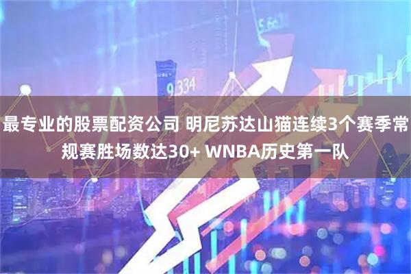 最专业的股票配资公司 明尼苏达山猫连续3个赛季常规赛胜场数达30+ WNBA历史第一队